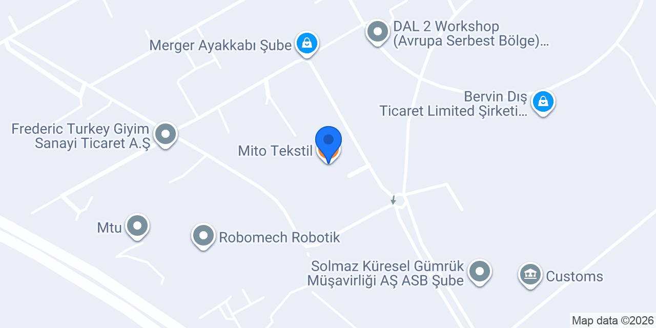 Mito Tekstil konumu