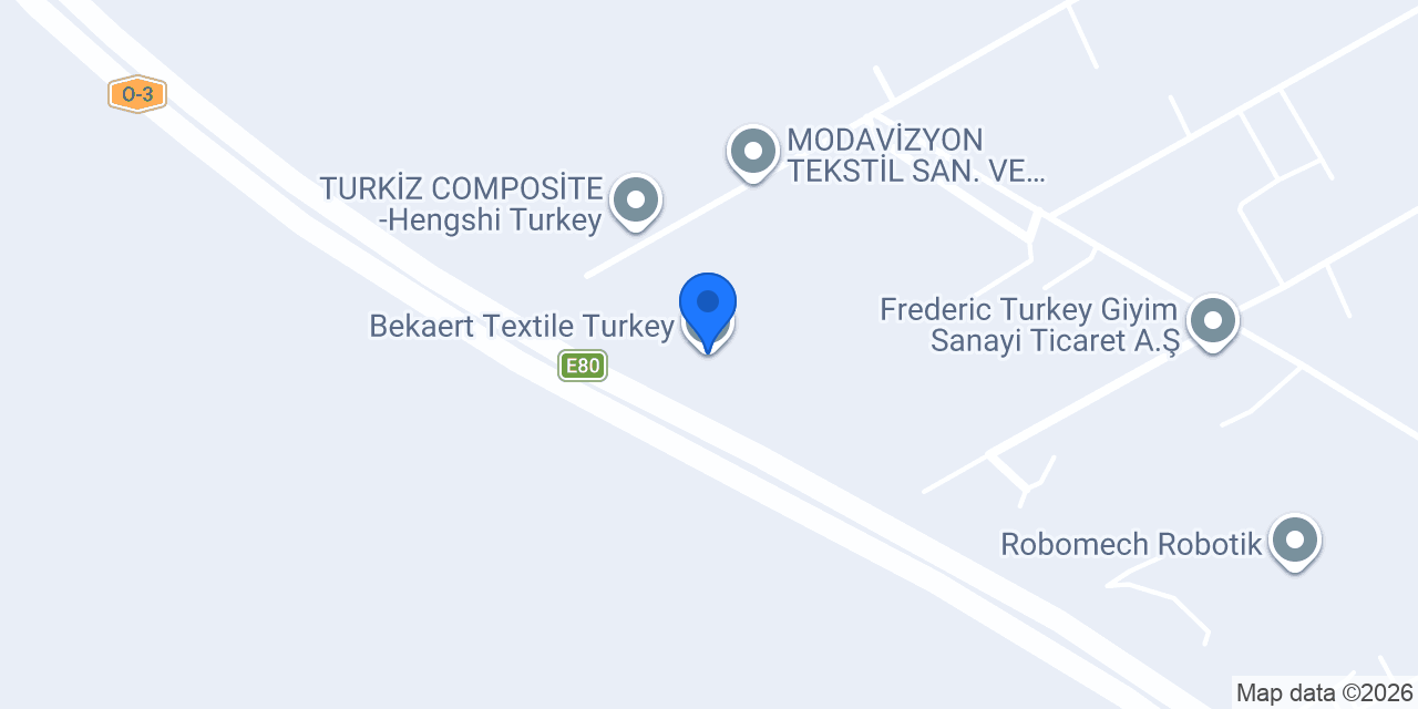 Bekaert Textile Turkey konumu
