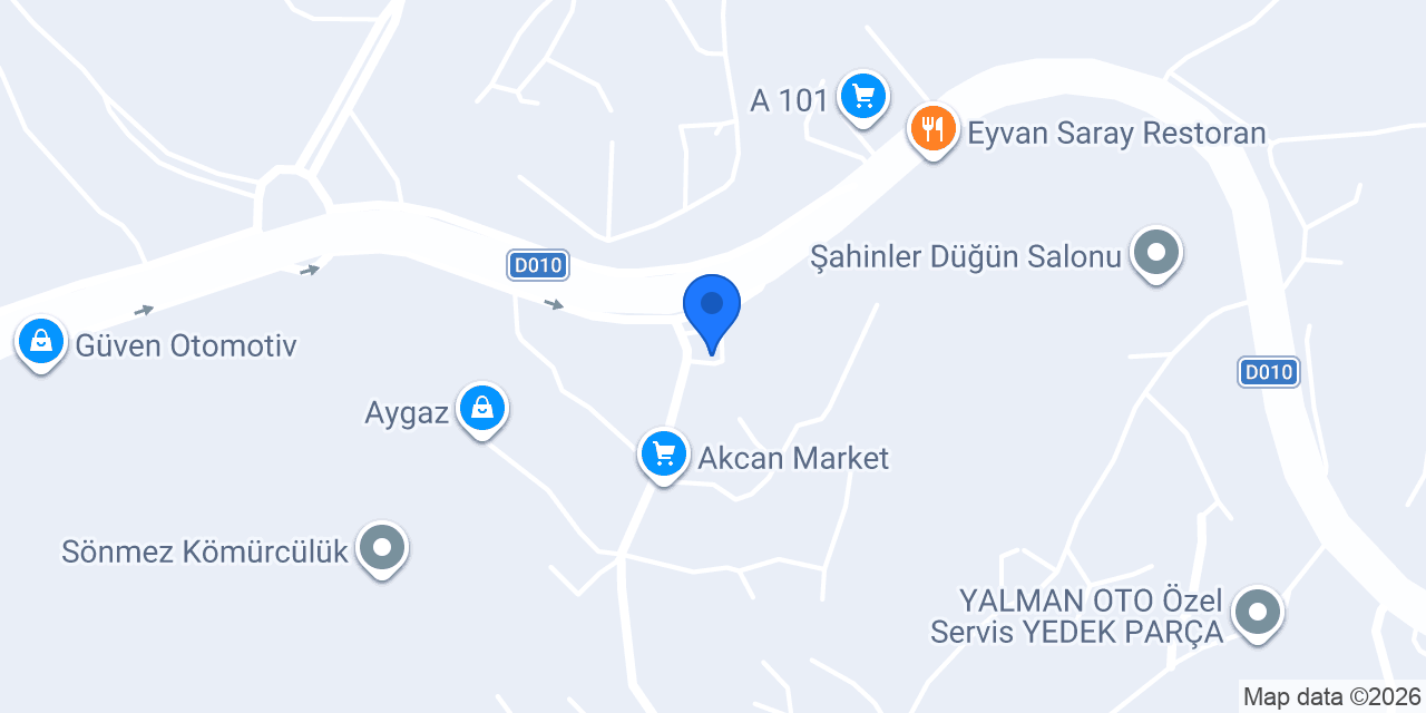 Pınar Mermer konumu