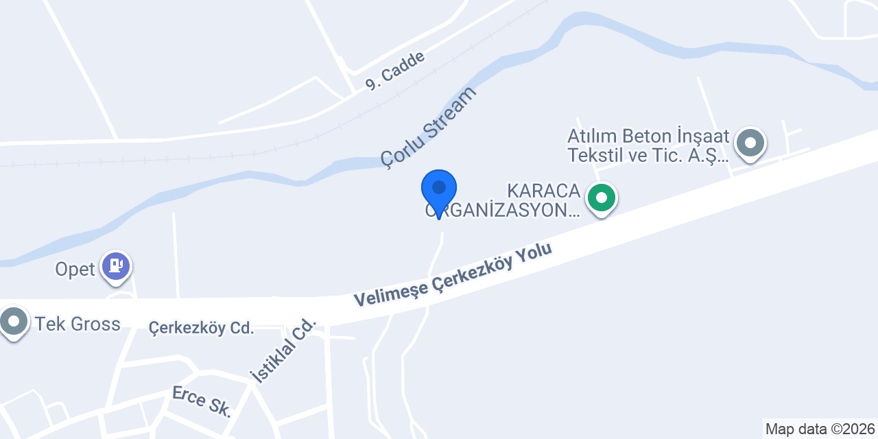 Yılmaz Yapı Malzemeleri San. Tic. Ltd. Şti depo konumu
