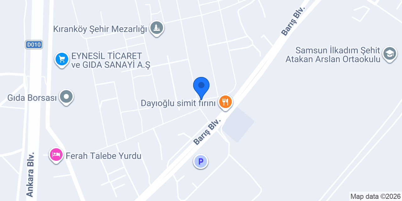 Samsun Titiz Mermer & Granit - Mezarcı İsmail konumu