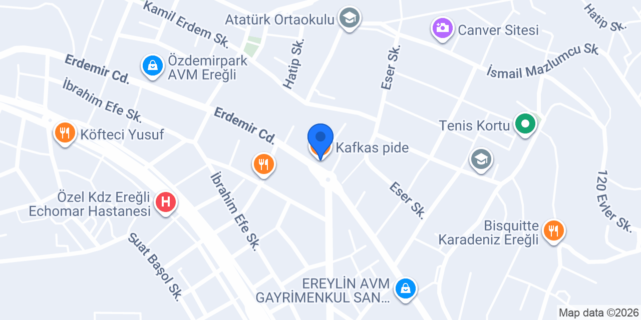 Kafkas pide konumu
