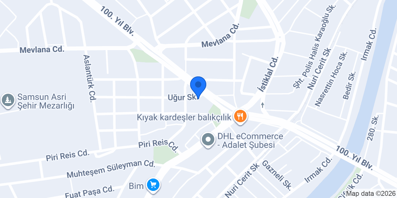 Murzioğlu Şirketler Grubu konumu