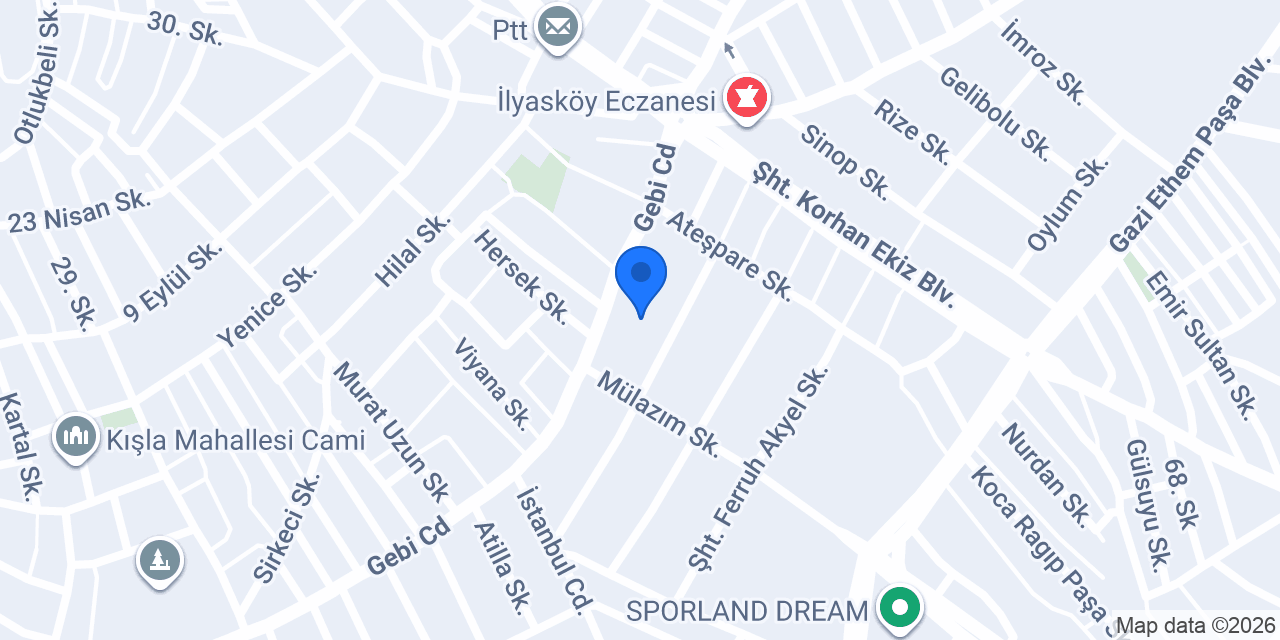 Bizim Unlu Gida konumu