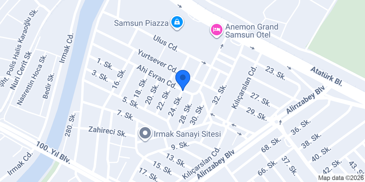 Oto uğur konumu
