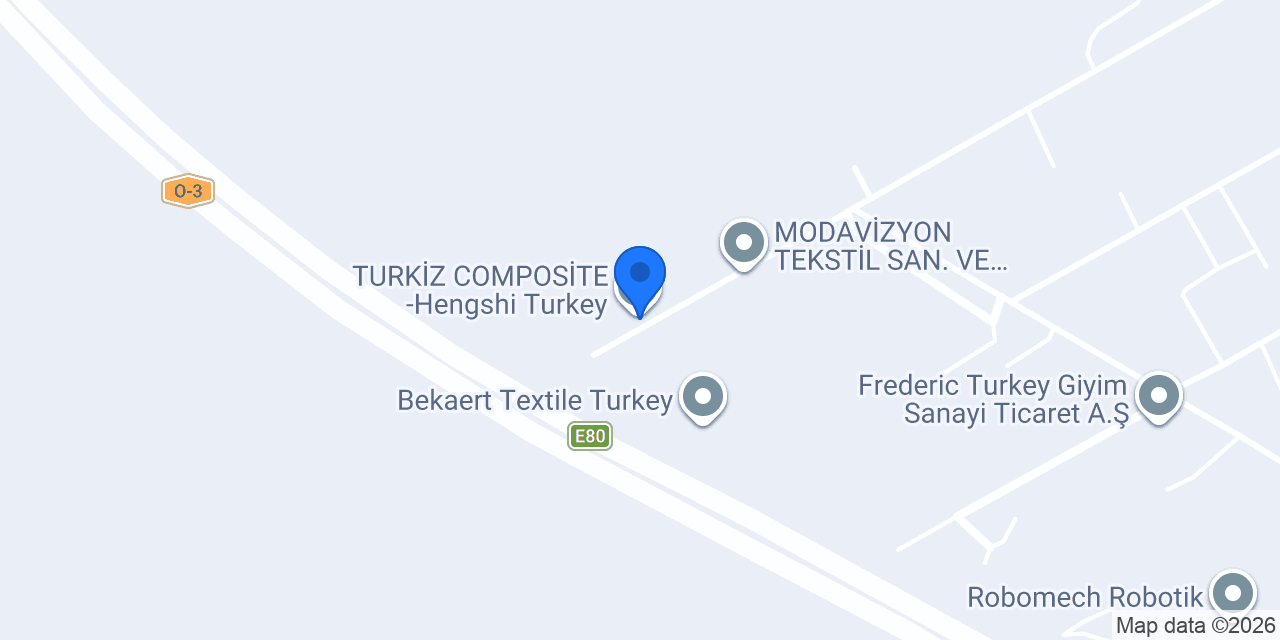 TURKİZ COMPOSİTE -Hengshi Turkey konumu