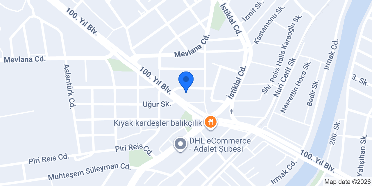 YENİ HAYAT EMLAK konumu