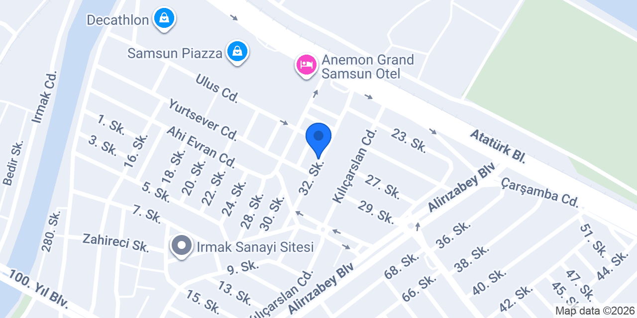 PINAR VOLKSWAGEN konumu