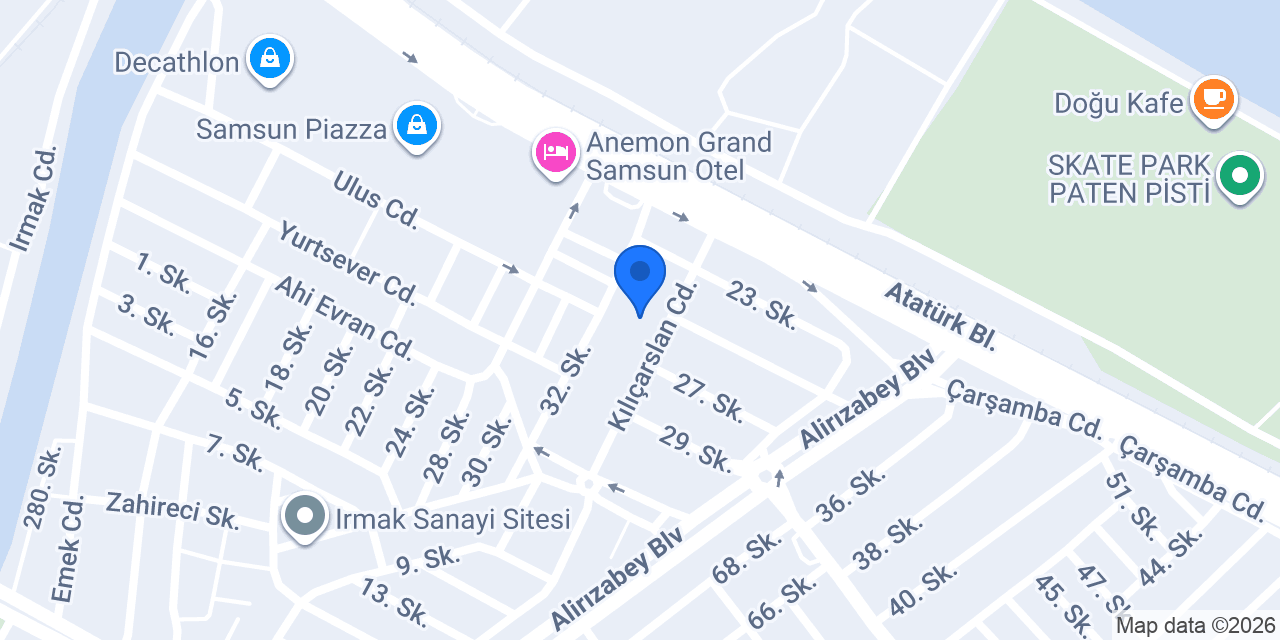 PINAR IZGARA SALONU konumu