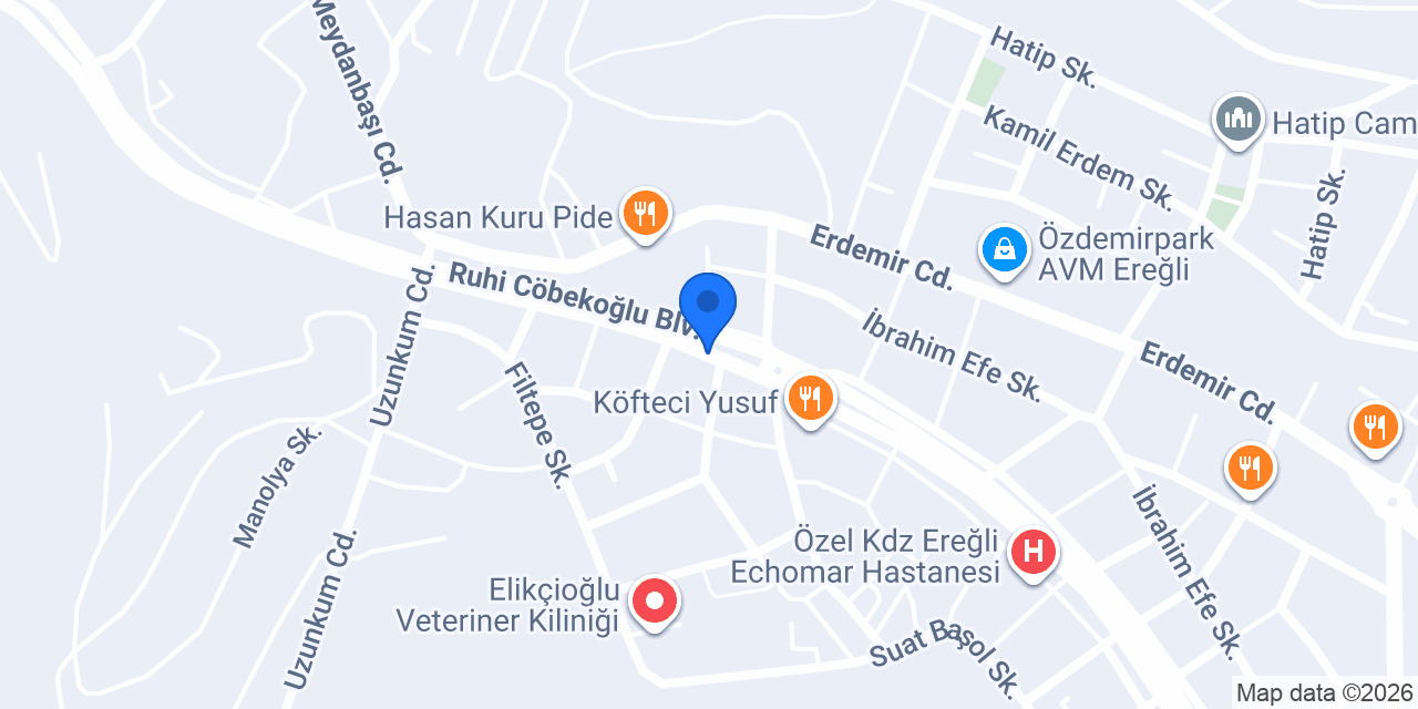 EVİM EREĞLİ konumu