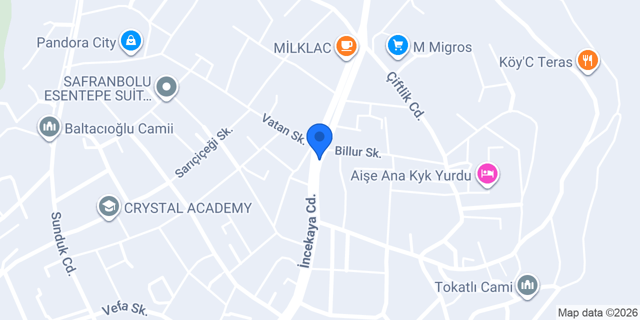Esentepe Yapı Market konumu
