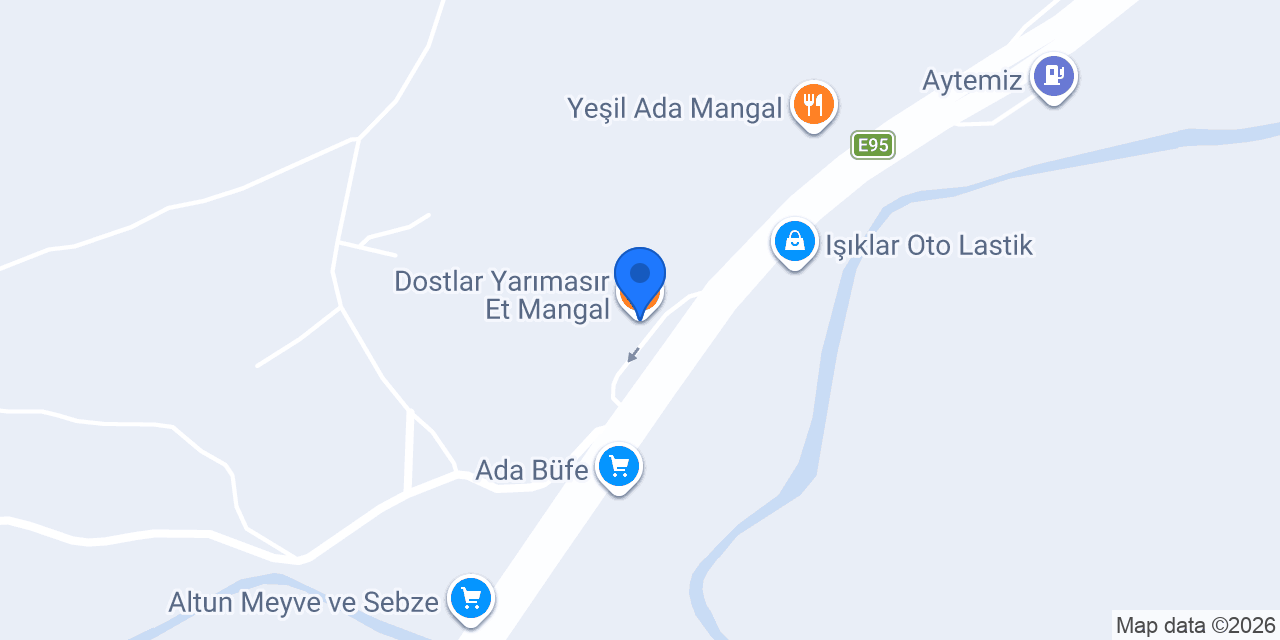 Dostlar Yarımasır Et Mangal konumu