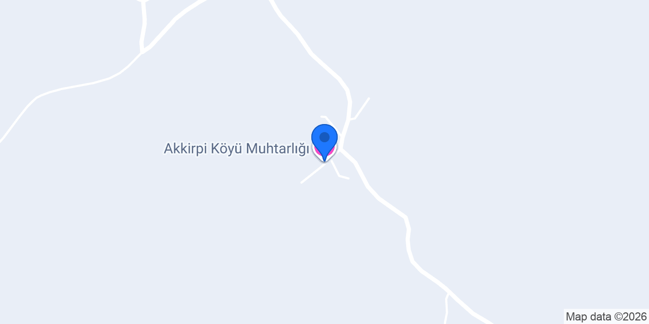 Akkirpi Köyü Muhtarlığı konumu
