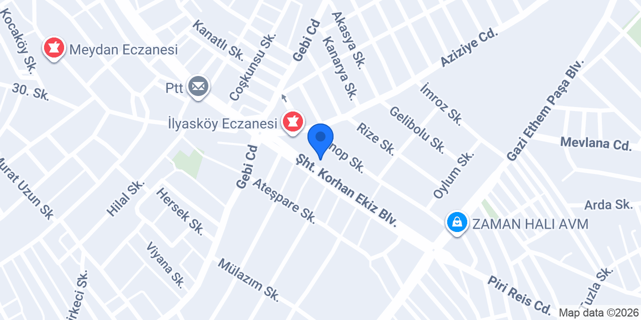 İmalatçı Caner Mobilya konumu