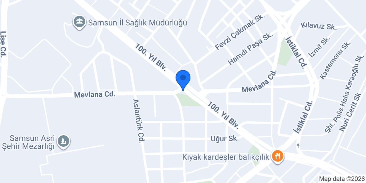 Samsun tadilat dekorasyon konumu