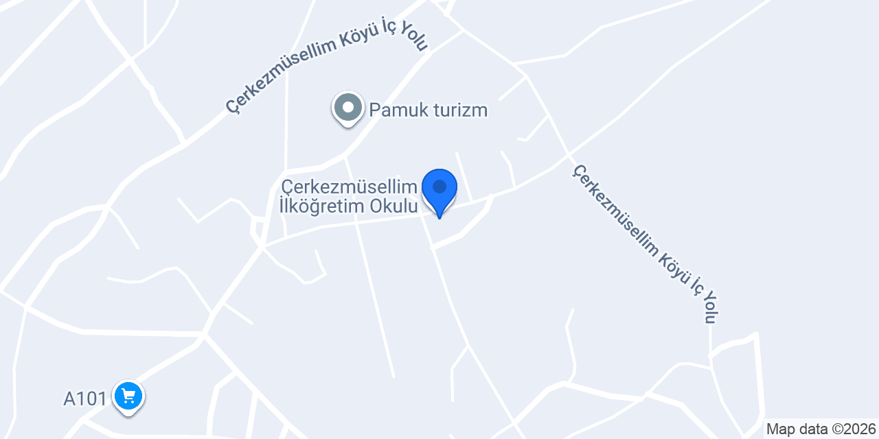 Çerkezmüsellim İlköğretim Okulu konumu