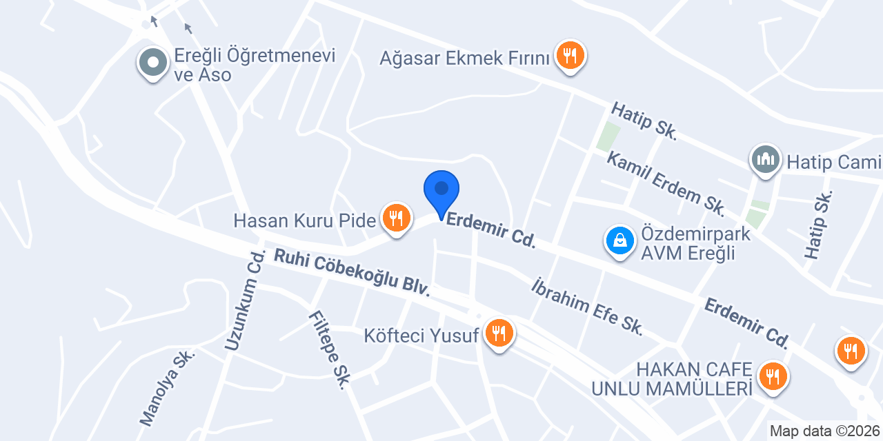 Şekerbank Karadeniz Ereğli konumu