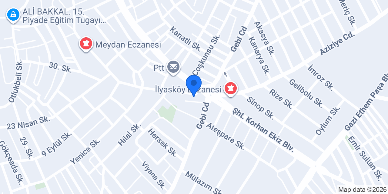 İlkadım sürücü kursu konumu
