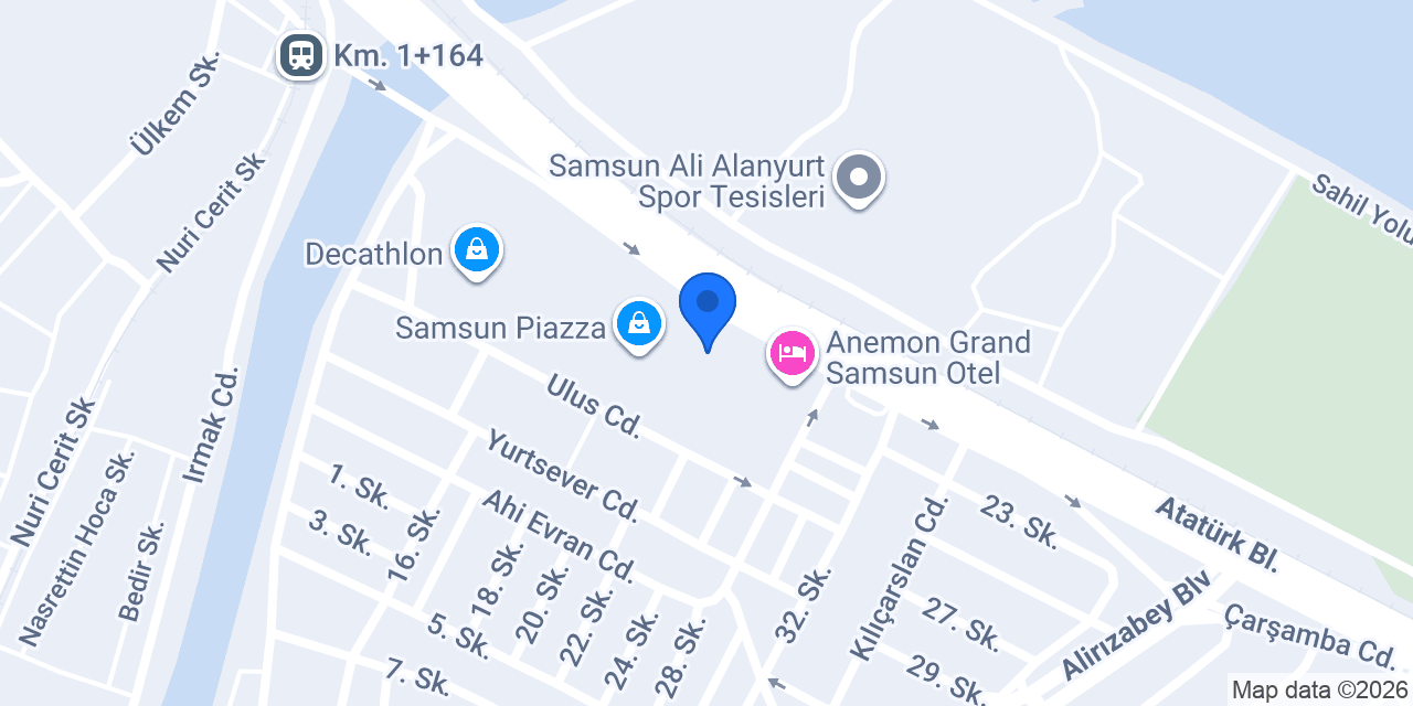 Samsun Piazza AVM Mr.Kumpir konumu
