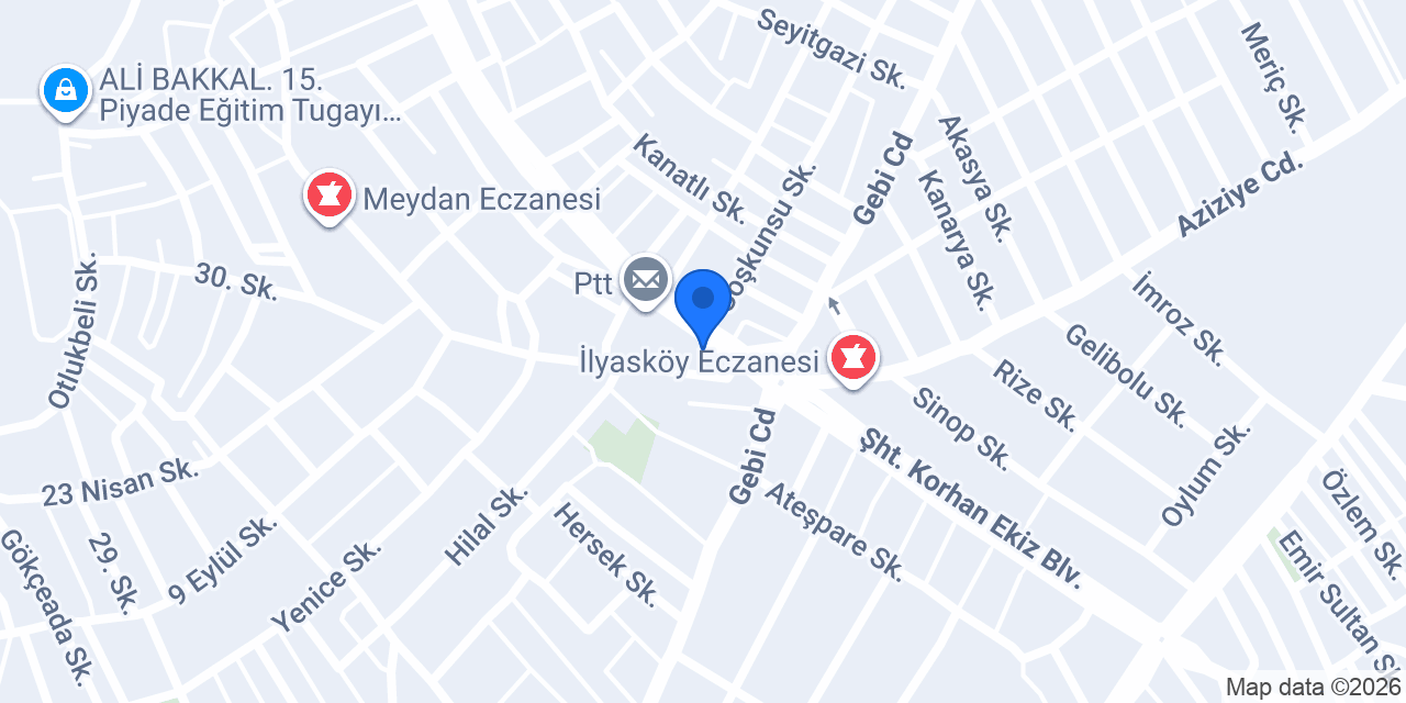 Tatmix Kuruyemiş Samsun ilyasköy Şubesi konumu