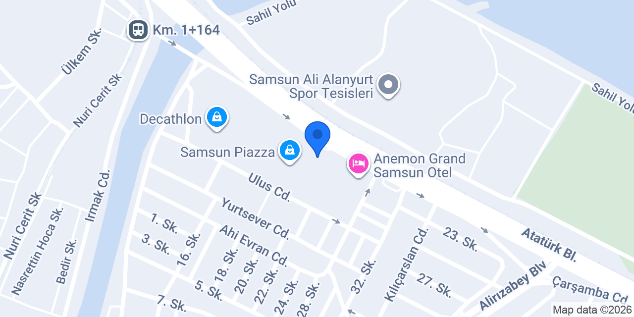 ÖZSÜT Piazza Avym konumu