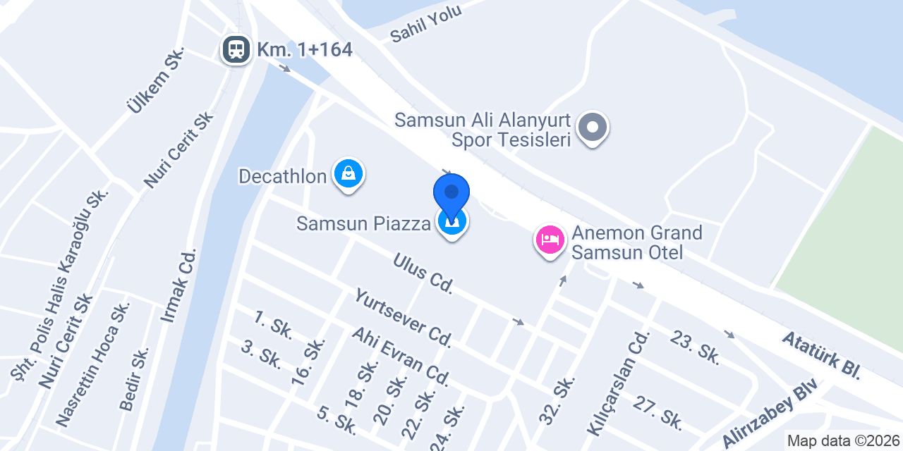 Anemon Samsun aiaSPA konumu
