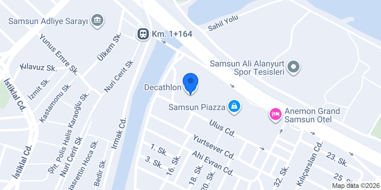 Decathlon konumu