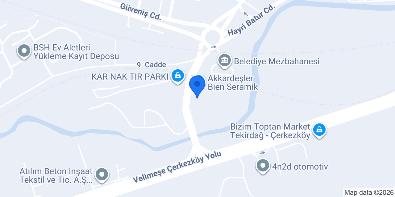 AK İŞ HAFRİYAT konumu