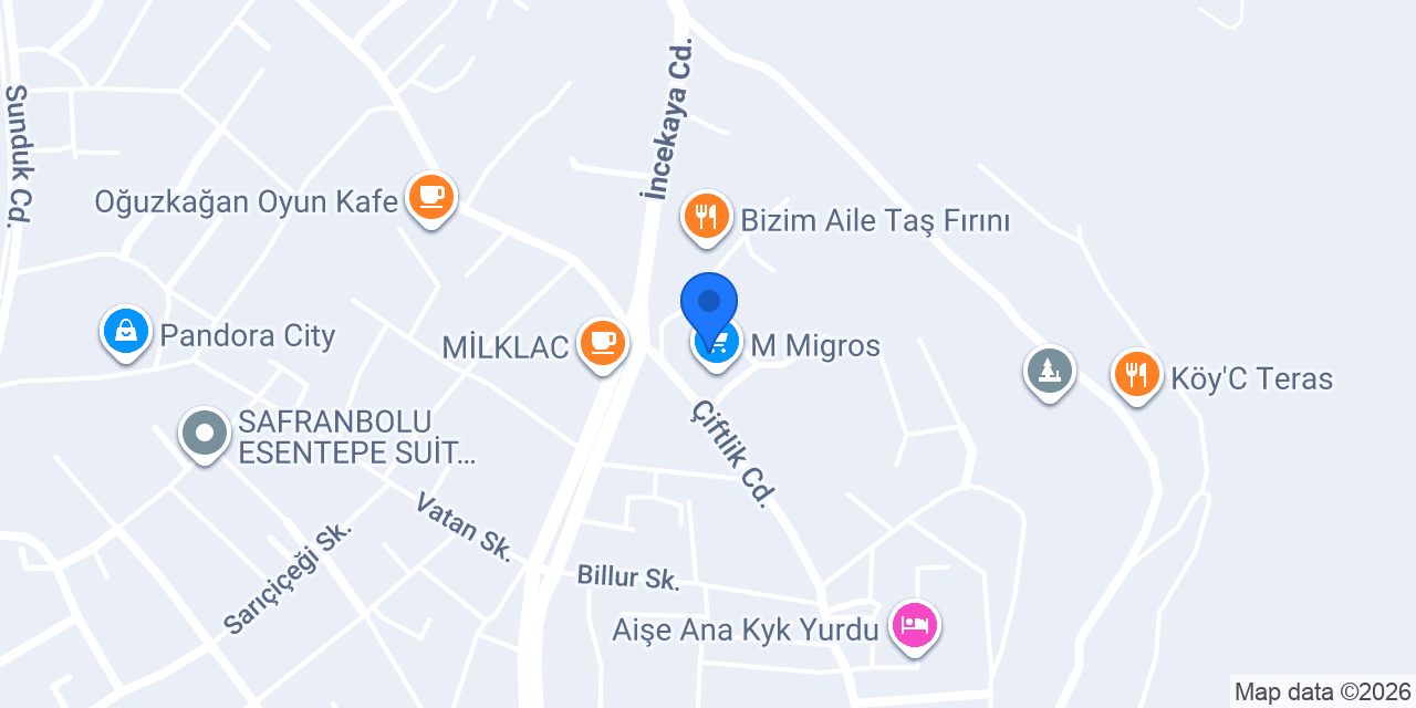 M Migros konumu