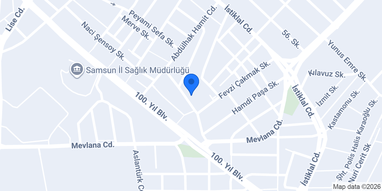 Samsun İlkadım Alparslan İlkokulu konumu