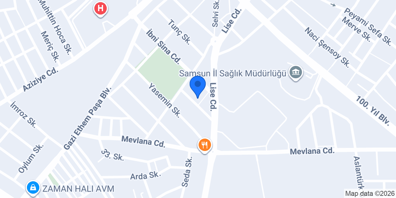 Canalp Eczanesi konumu
