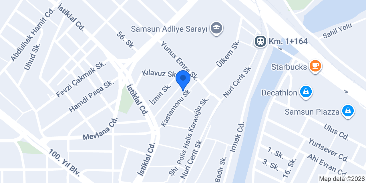 Av. Burcu ÇİÇEK konumu