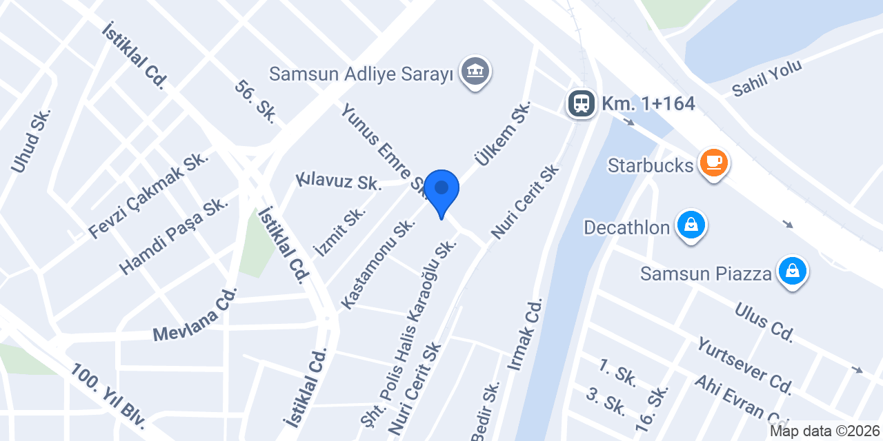 Kuzey Diş Polikliniği konumu
