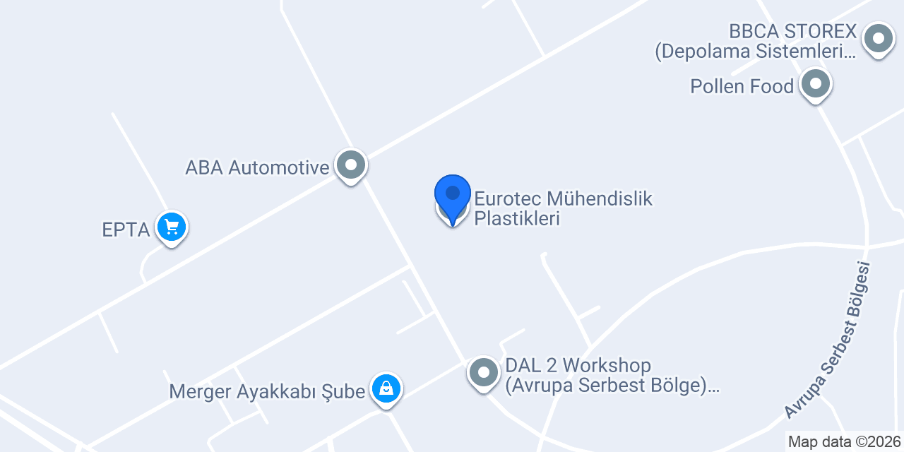 Eurotec Mühendislik Plastikleri konumu