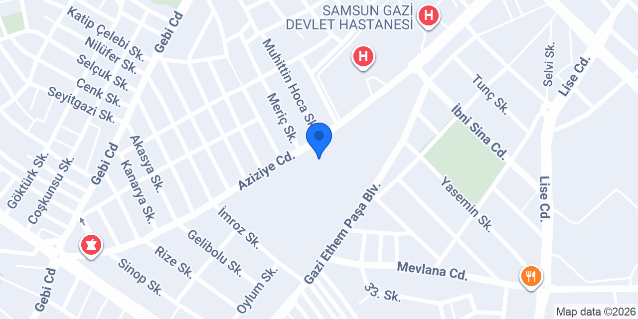 Gazi Anadolu Lisesi konumu