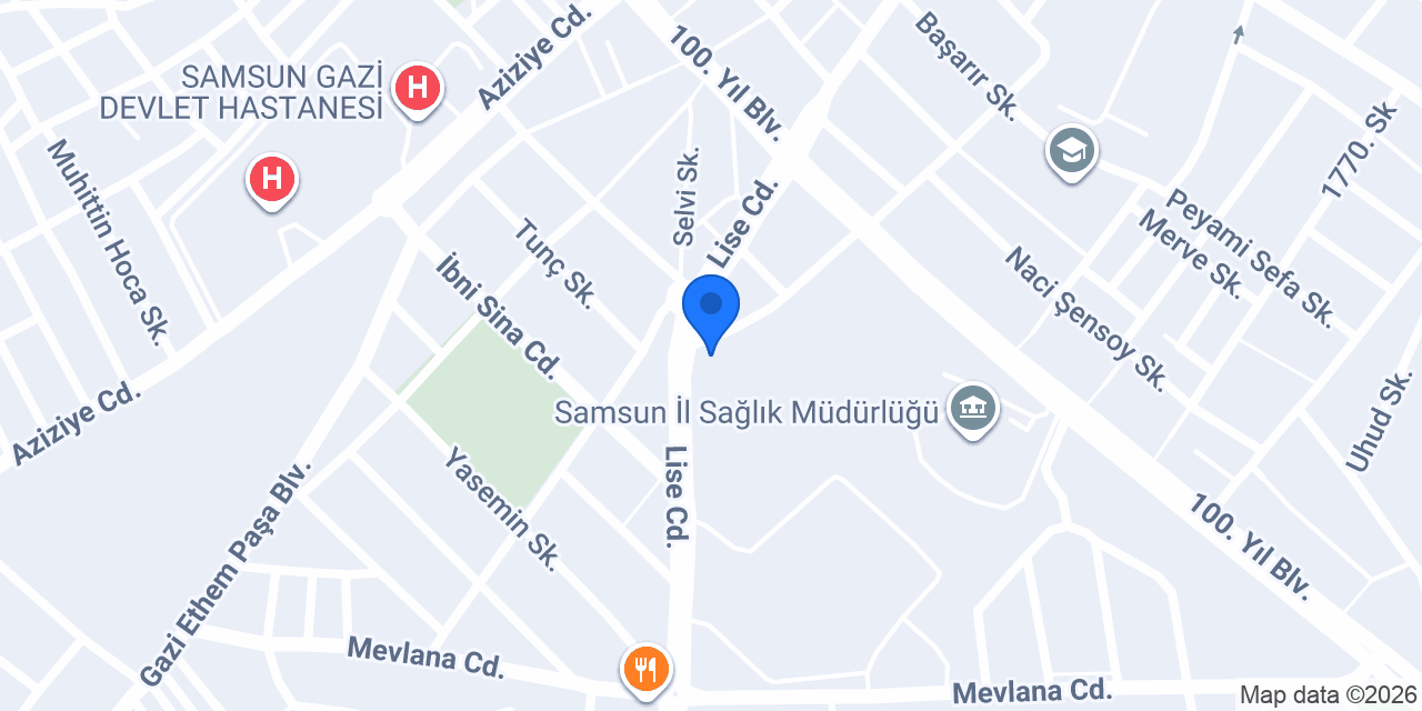 Fevzi Çakmak Aile Sağlık Merkezi konumu