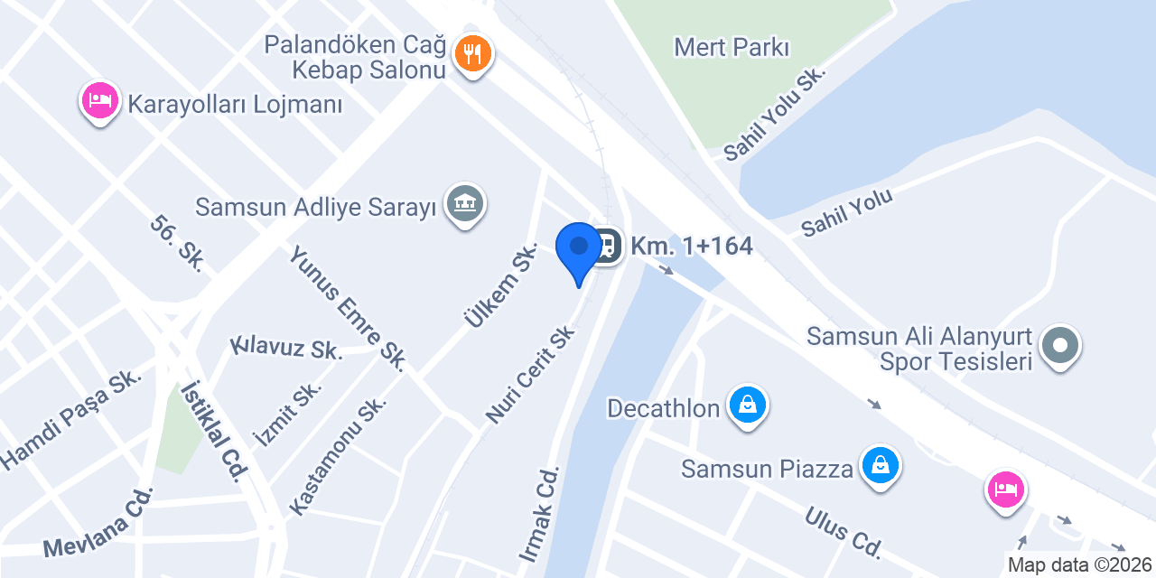 B&B Hukuk Bürosu konumu