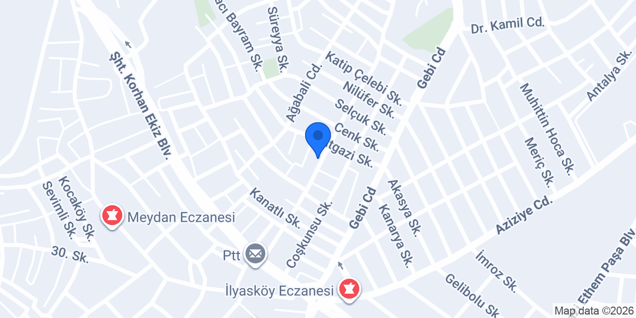 İnanlar Cafe pastahane konumu
