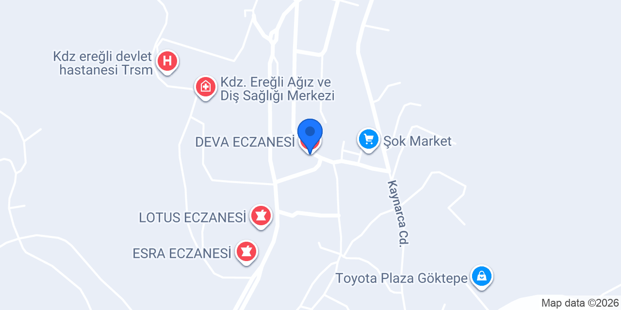 DEVA ECZANESİ konumu