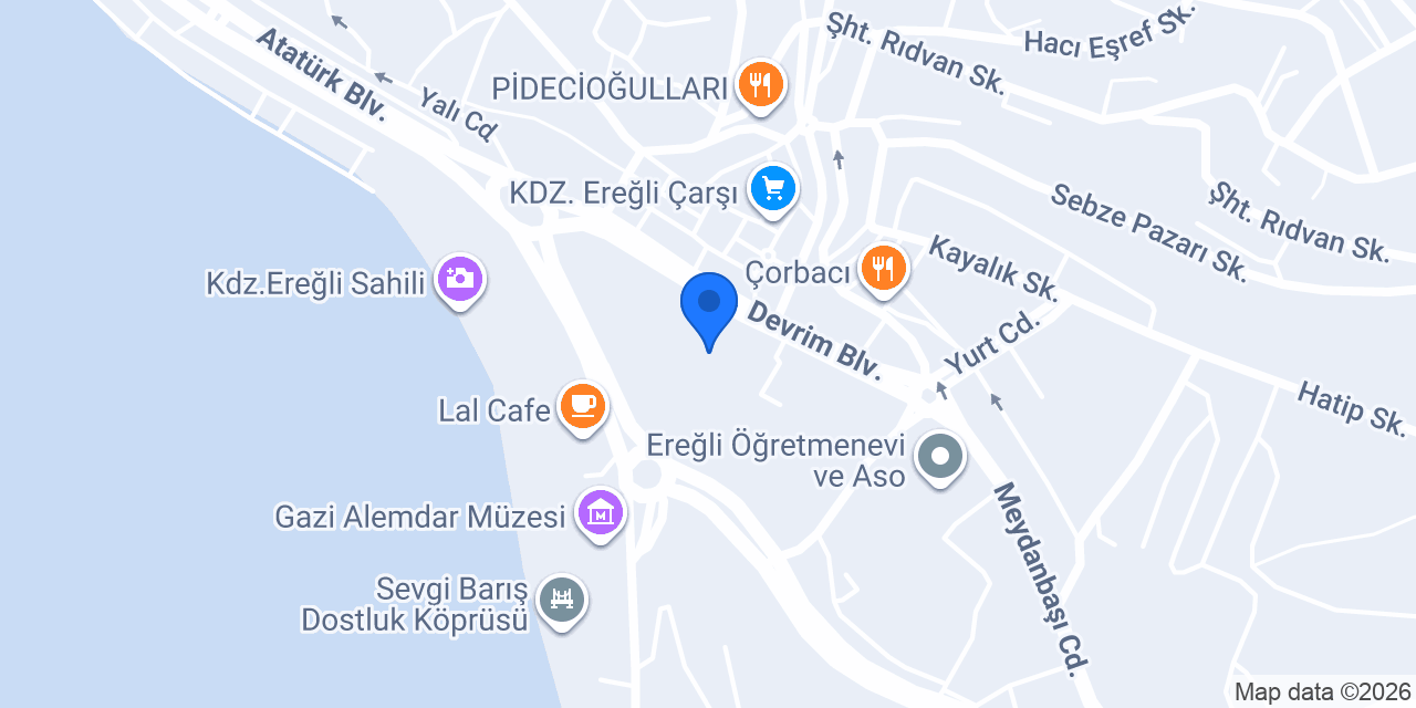 Cam kafe konumu