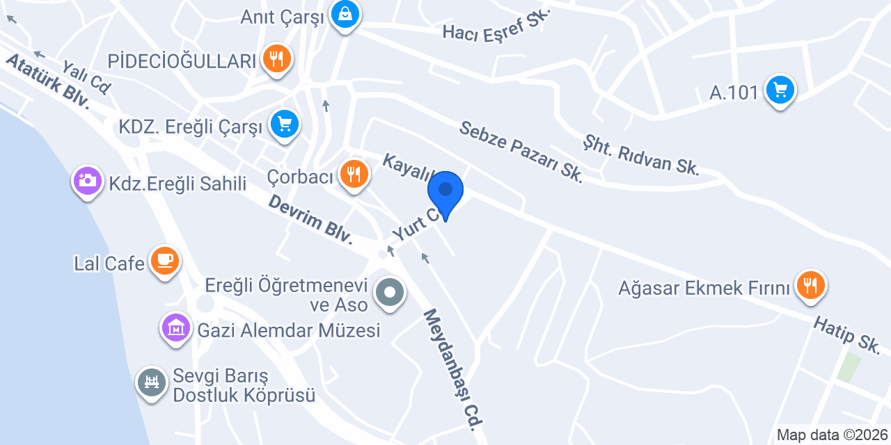 Etaş Otel konumu
