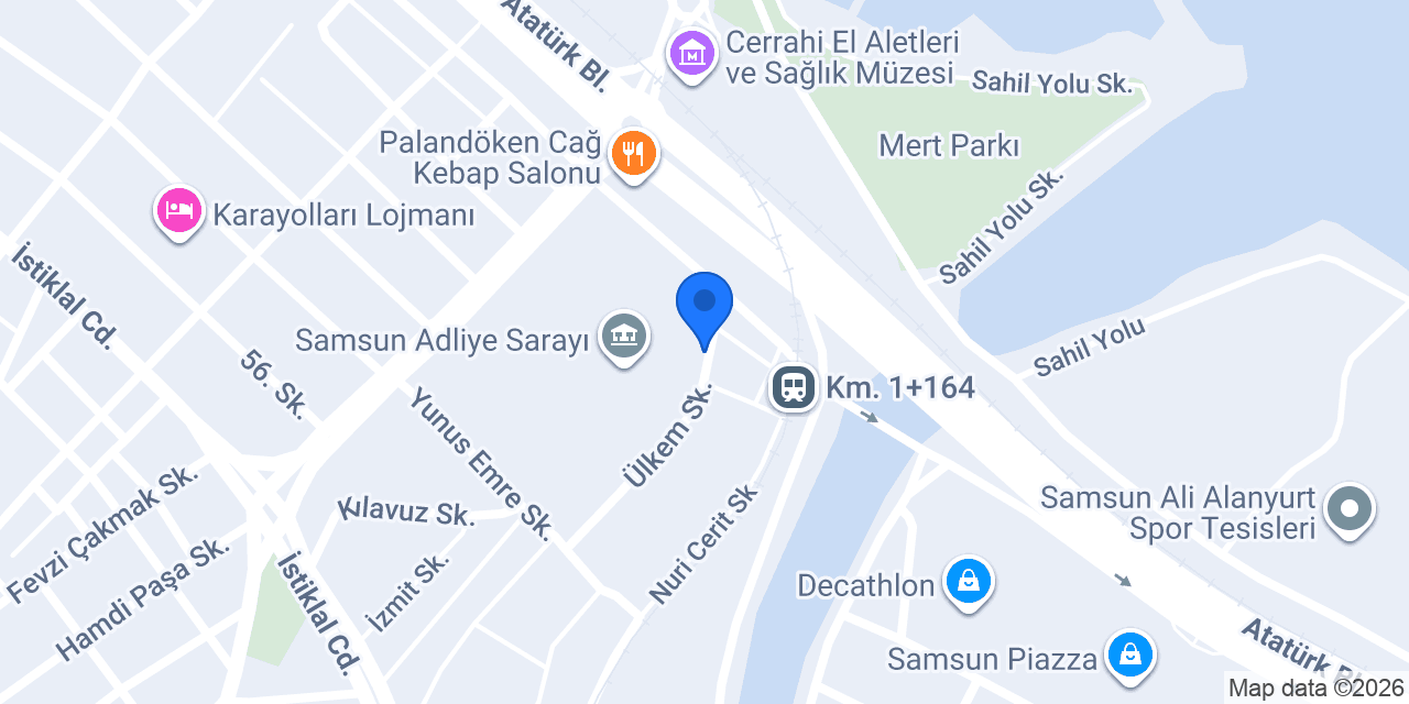 Sompo Sigorta Samsun Şube konumu