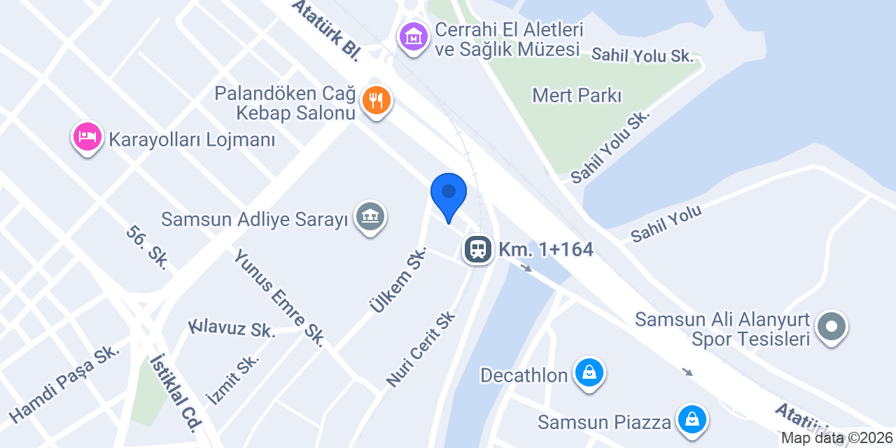 Artı Hukuk Bürosu konumu