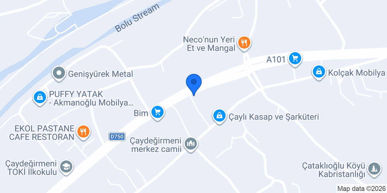 Çağlar Unlu Mamulleri konumu