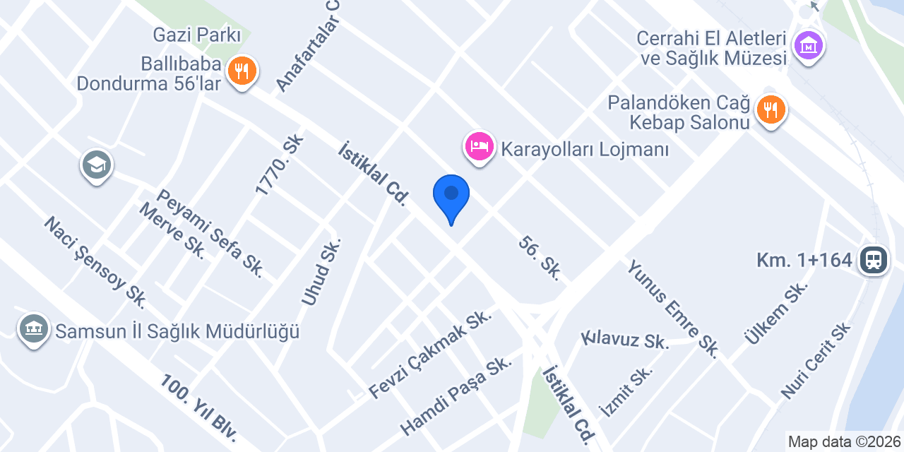 Chocolabs Samsun 56'lar konumu