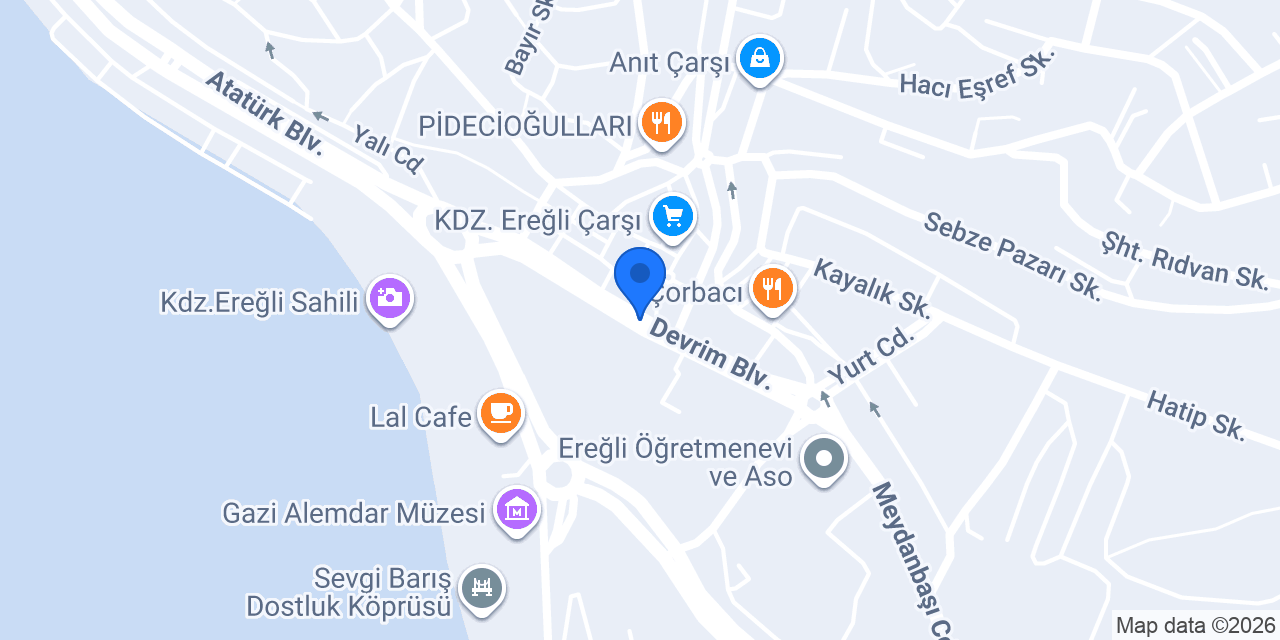 Doğanay Optik & Saat konumu