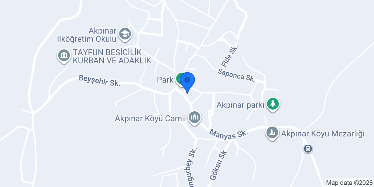 Akpınar köfte konumu