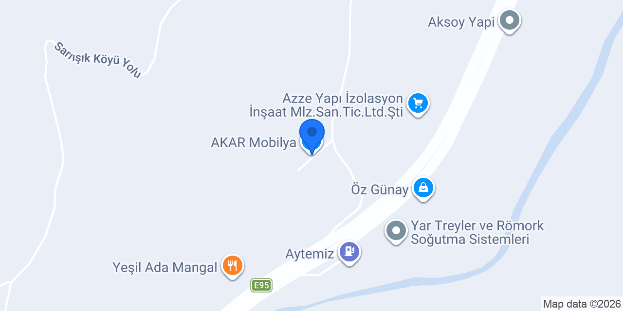 AKAR Mobilya konumu