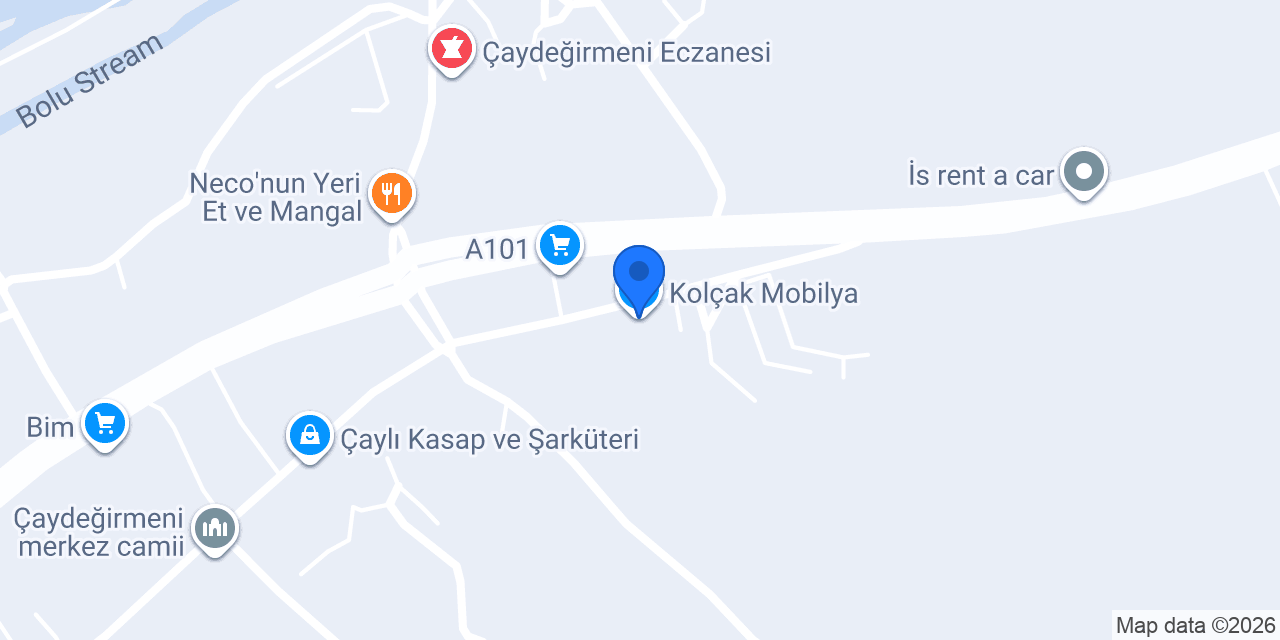 Kolçak Mobilya konumu