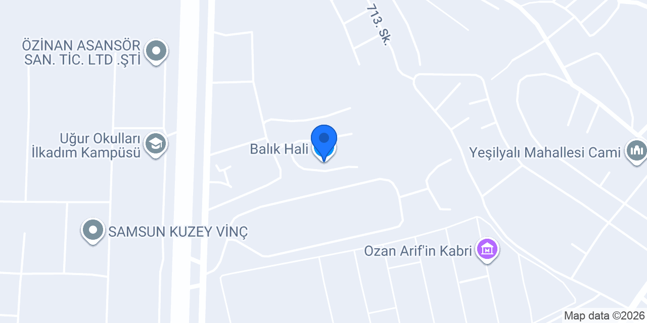 Balık Hali konumu